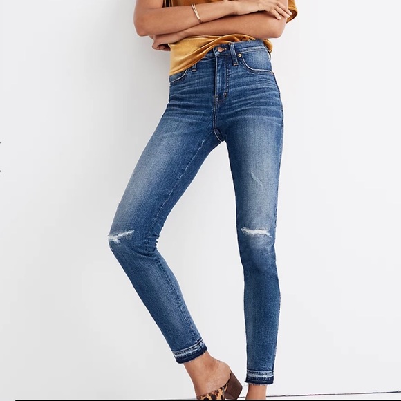 Madewell Denim - Madewell 9" Mid-Rise Skinny Jeans in York Wash